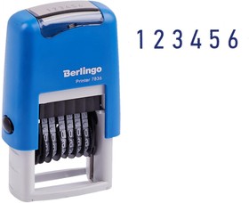 Автоматический нумератор Printer 7836 мини, 6 разрядов, 3 мм, пластик BSt_82406