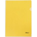 Пластиковая папка-уголок А4, 180 мкм, желтая, 20 шт 040033