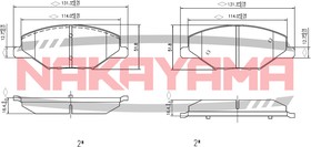 HP8491NY, Колодки тормозные дисковые передние WV Polo Sedan/Skoda Fabia (Rus) 10-15