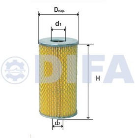 DIFA5307M, Элемент фильтр. очистки масла (сменный)