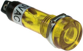 N-805-Y 220V, Лампочка неоновая в корпусе N-805-Y, 220 В, жёлтая