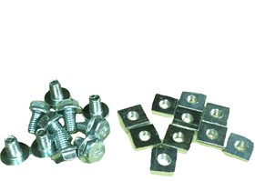 Набор винтов с малыми шайбами для алюминиевого лестничного лотка, 10 шт. LAN-LTA-FIXSET-S
