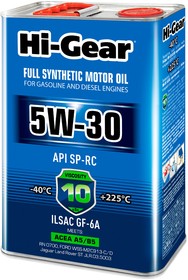 Фото 1/4 HG0534, 5W-30 SP-RC ACEA A5/B5 Масло моторное синтетическое 4л