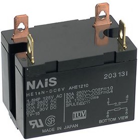 HE1AN-AC240V, General Purpose Relays 30A 240VAC SPST-NO PLUG-IN