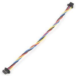 PRT-17259, SparkFun Accessories Flexible Qwiic Cable - 100mm