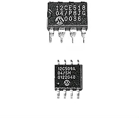 Фото 1/3 PIC12CE519-04/P, 8 Bit MCU, программируемый один раз, PIC12 Family PIC12C5xx Series Microcontrollers, 4 МГц, 1.5 КБ