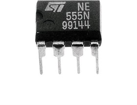 Фото 1/5 TLC555CDR, IC: peripheral circuit; astable,timer; 2.1MHz; 2?15VDC; SO8; 1.33V