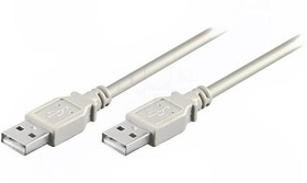 Фото 1/2 93376, Кабель USB 2.0 вилка USB A,с обеих сторон 3м белый
