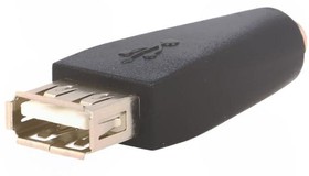 Фото 1/2 93982, Адаптер; USB 2.0; гнездо USB A, Jack 3,5мм 3pin гнездо; позолота