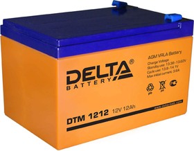 DTM1212, Аккумулятор свинцовый 12В-12Ач 151х98х101, Delta Battery | купить в розницу и оптом