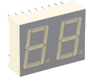 DC56-11YWA, LED Displays & Accessories YELLOW DIFFUSED 2 DIGIT
