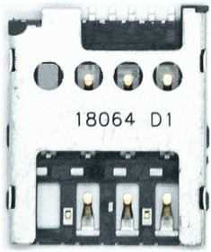 Считыватель SIM-карты для Nokia 530/X Dual/X+ Dual/XL Dual/X2 Dual (SIM 2)