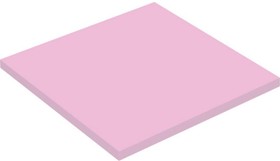 Стикеры 76x76 мм пастельные розовые , 1 блок, 50 л 1056736