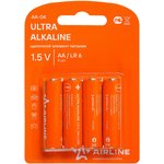 Батарейка алкалиновая AIRLINE Ultra Alkaline AA 1,5V AA-04
