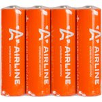 Батарейка алкалиновая AIRLINE Ultra Alkaline AA 1,5V (4 шт) AA-040
