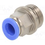 122.012-10, Быстроразъемное соед-е, прямой, -0,95-15бар, Резьба: G 1/2"