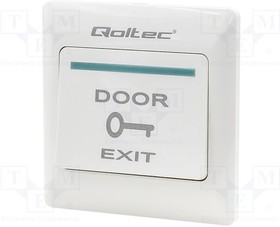 52450, Exit button; wall mount; IP20; AC load @R: 3A/125VAC