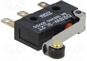 D2SW-3L2T, Basic / Snap Action Switches Sealed Snap Action Switch