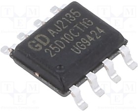 GD25D10CTIGR, NOR Flash 1Mbit NOR Flash /3.3V /SOP8 150mil /Industrial(-40? to +85?) /T&R