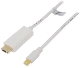 Фото 1/2 CV0124, Кабель, DisplayPort1.2, вилка HDMI, вилка mini DisplayPort, 3м