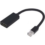 50432, Кабель, DisplayPort 1.1, гнездо HDMI, вилка mini DisplayPort