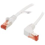 51550, Patch cord; S/FTP; 6; stranded; Cu; LSZH; white; 1m; 28AWG; -20?65°C
