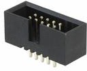 3220-10-0100-00, IDC Box Header - Pitch 0.050" (1.27mm) - 10Pos - Low Profile - Straight - Nylon 9T - Contact Plating Gold Flash