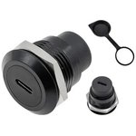 TYPE-C F-F PN cap, Панельный модуль (переходник) передачи данных USB Type C ...