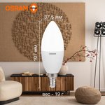 Лампа светодиодная LED Value B 12Вт 3000К тепл. бел. E14 960лм B матов ...