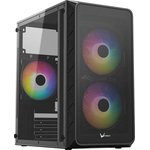 корпус Formula V Line Air Mesh G4 Black, MATX, USB3.0*1 , USB2.0*1, REAR 1x120mm
