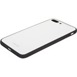 Защитная крышка "LP" для iPhone 7 Plus/8 Plus "Glass Case" (белое стекло/коробка)