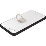 Защитная крышка "LP" для iPhone 7 Plus/8 Plus "Glass Case" с кольцом (белое ...