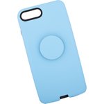 Защитная крышка "LP" для iPhone 7 Plus/8 Plus "PopSocket Case" (голубая/коробка)