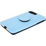 Защитная крышка "LP" для iPhone 7 Plus/8 Plus "PopSocket Case" (голубая/коробка)