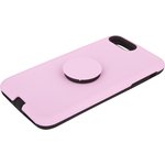 Защитная крышка "LP" для iPhone 7 Plus/8 Plus "PopSocket Case" (розовая/коробка)