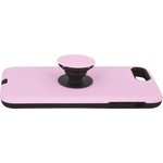 Защитная крышка "LP" для iPhone 7 Plus/8 Plus "PopSocket Case" (розовая/коробка)