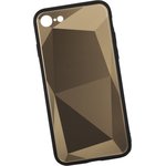 Защитная крышка "LP" для iPhone 7/8 "Diamond Glass Case" (золотой бриллиант/коробка)
