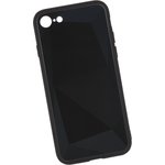Защитная крышка "LP" для iPhone 7/8 "Diamond Glass Case" (черный бриллиант/коробка)
