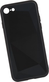 Фото 1/4 Защитная крышка "LP" для iPhone 7/8 "Diamond Glass Case" (черный бриллиант/коробка)