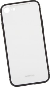 Фото 1/4 Защитная крышка "LP" для iPhone 7/8 "Glass Case" (белое стекло/коробка)
