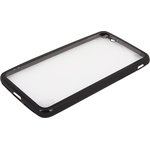 Защитная крышка "LP" для iPhone 7/8 "Glass Case" с черной рамкой (прозрачное ...