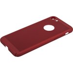 Защитная крышка "LP" для iPhone 8 "Сетка" Soft Touch (красная) европакет