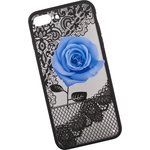 Защитная крышка "LP" для iPhone 8 Plus/7 Plus Роза голубая (европакет)
