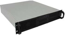 Фото 1/5 Procase RE204-D2H5-A-48 Корпус 2U server case,2x5.25+ 5HDD,черный,без блока питания(2U,2U- redundant),глубина 480мм,ATX 12"x9.6"