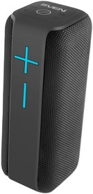 Фото 1/10 SVEN PS-205, черный, акустическая система 2.0, мощность 2x6 Вт (RMS), Waterproof (IPx6), TWS, Bluetooth, FM, USB, microSD, встроенный аккуму