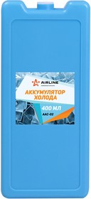 Фото 1/6 Аккумулятор холода, 400 мл, размер 18x8,2x3 см AIRLINE aac02