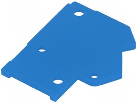 Фото 1/3 254-400, Торцевая пластина, 1 мм, синяя