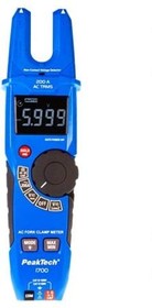 Фото 1/2 P1700, Current Clamp Meter, TRMS AC, 60MOhm, Backlit LCD, 200A