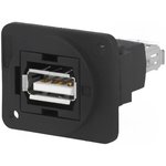 CP30208NX, USB Adapter in XLR Housing, USB-A 2.0 - USB-A 2.0