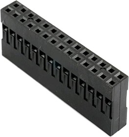 BLD-28 (DS1071 - 2x14), Гнездо на кабель 2х14 с контактами 2.54мм